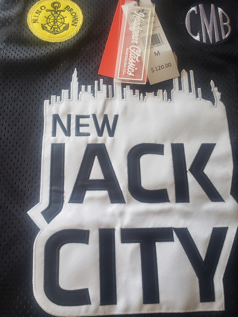New Jack City Graphic Mesh Jersey - Black & White